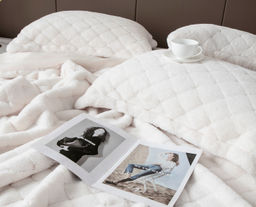 Покрывало декоративное Shinshilla point (светлый крем) - Kazanov.a. фото 4