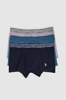 Erkek Lacivert 3l_ Boxer Tak_m_