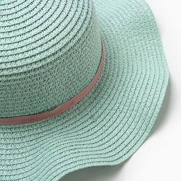 Шляпа с бантом для девочки MINAKU «Милашка», голубая, размер 52-54 (5-7 лет)