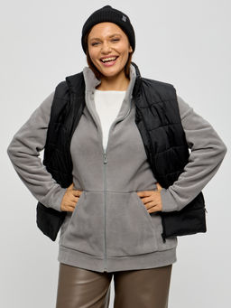 Толстовка женская из флиса Скарлет светло-серый - Амадэль фото 21