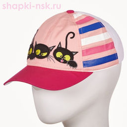 BK 100227 Б Бейсболка для девочки (50-52) - Maxval фото 4