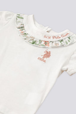 Комплект из двух футболок с короткими рукавами для маленьких девочек Неожиданная скидка в корзине - U.s. polo assn фото 3