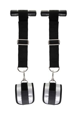 Фиксаторы для рук Anonymo, полиэстер, серебряные, 23 см - Toyfa фото 4