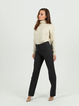 Брюки прямые по поясу сзади резинка