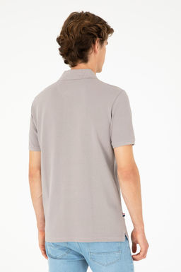 Мужская темно-серая базовая футболка Неожиданная скидка в корзине - U.s. polo assn фото 5