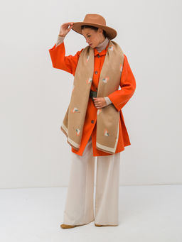 В составе шерсть! Палантин женский - Tantino фото 3