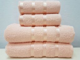 Комплект полотенец (подарочная сумка) Gulcan SWAN 4 шт. (50x90 2 шт; 70х140 2 шт) АБРИКОСОВЫЙ