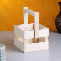 Подарочный ящик «Однушка», 12×11×9 см, деревянный, с ручкой