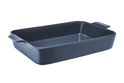 Форма для запекания, 36х24 см, фарфор P, прямоугольная, синяя, Indulgence