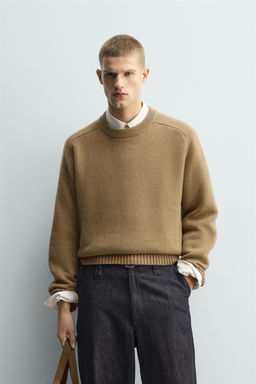 DOUBLE-FACED WOOL JUMPER - Zara фото 2