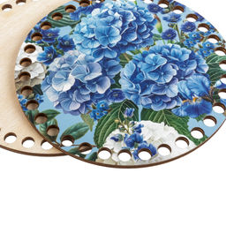 Заготовка для декорирования Love2art ДВ-02 Набор донышек для вязания Матовый фанера d 15 см х 0.4 см 2 шт 10 Лавандовая история  фото 21