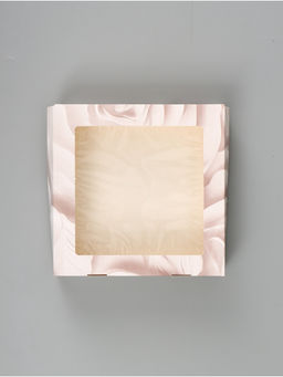 Цена за 5 шт. Коробка подарочная складная «Подарок», 20×20×4 см, с окном