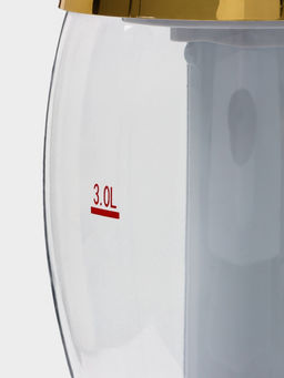 Башня пивная VaviloneDouble, колба 3 л, ёмкость для льда, подсветка, пластик, золотистая - Simaland фото 2