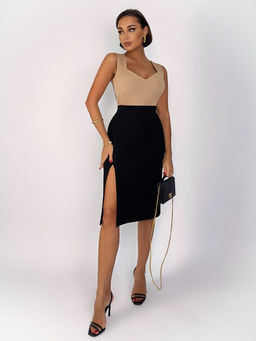 K10757 Юбка ЧЕРНЫЙ