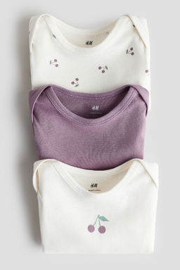 Pack de 3 bodies de punto con estampado - H&m фото 6