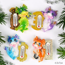 Магнит Дракон / 23542-1 /уп 36/576/ Символ года 2024