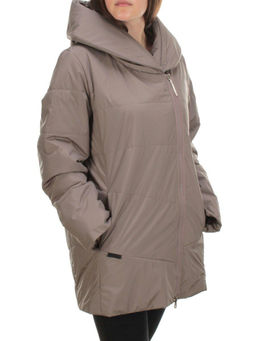 22222 DK.BEIGE Куртка демисезонная женская (80 гр. синтепон)