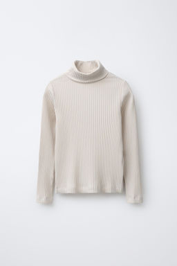 CAMISETA CANAL? CUELLO VUELTO / Crudo