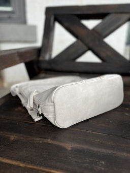 Женская сумка-рюкзак из эко кожи 9902 Бежевый - Kenguluna фото 6