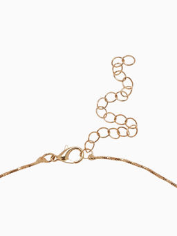 Набор 2 предмета: серьги, колье Изумление цветение, цвет белый в золоте, 42 см