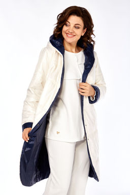 Куртка Diamant 1928-Р бежево-синий фото 6