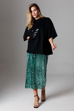 Костюм Lars Style 1023 черный/изумрудный