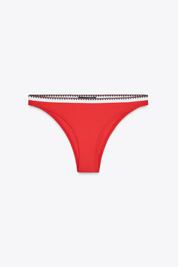 CONTRAST BIKINI BOTTOMS - Zara фото 5