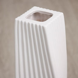 Ваза напольная «Теренс», h=58 см, керамика, белая