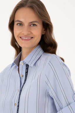 Kad_n A__k Mavi Uzun Kollu G_mlek - U.s. polo assn фото 2