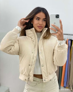 Бомбер Адэлайн (бежевый) - Nadi bordo фото 7