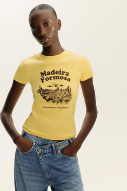 T-SHIRT WITH TEXT PRINT - Zara фото 10
