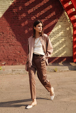 Рубашка 113.030003/бежевый - Seven senses фото 2