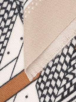 Палантин жен. шерсть+хл+акр 60х180 LG72-613-03