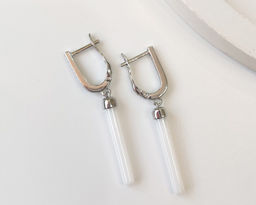 Серьги с керамикой