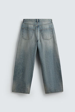 RIPPED BAGGY FIT JEANS - Zara фото 8