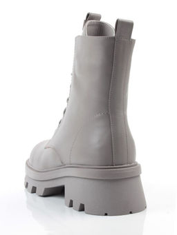 04-M3-2171 GRAY Ботинки зимние женские (натуральная кожа, натуральный мех)