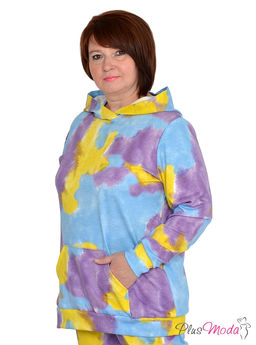 Толстовка Модель №869 размеры 44-84 - Plusmoda фото 2