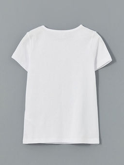 Bisiklet Yaka K?z ?ocuk Ti??rt ve Tayt