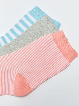 ?izgili K?z ?ocuk Soket ?orap 3l? - Waikiki фото 3