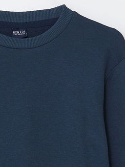 Bisiklet Yaka Uzun Kollu Erkek ?ocuk Sweatshirt - Waikiki фото 2