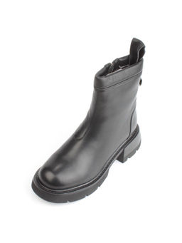 04-M3-L860 BLACK Ботинки зимние женские (натуральная кожа, натуральный мех) - Фабричный китай фото 5