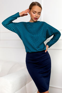 Платье Open Style 6034 синий