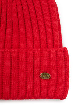 Шапка жен. виск+нейл+каш LB-A53070 red