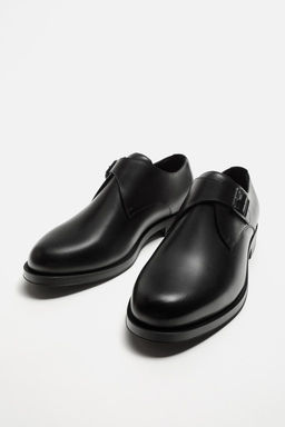 LEATHER BUCKLE SHOE - Zara фото 11