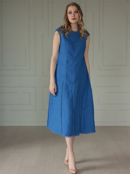 Платье льносодержащая ткань - Волтри фото 5