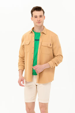 Мужская рубашка Camel с длинным рукавом - U.s. polo assn фото 15