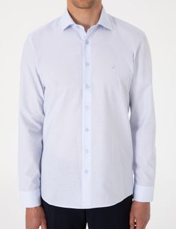 A__k Mavi Slim Fit Uzun Kollu G_mlek - Pierre cardin фото 6