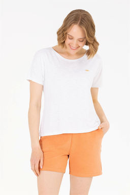 U. S. Polo Assn Женская белая футболка с круглым вырезом - U.s. polo assn фото 8