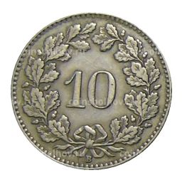 10 раппенов 1928 года Швейцария