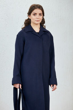 Пальто 18570 (т.синий)